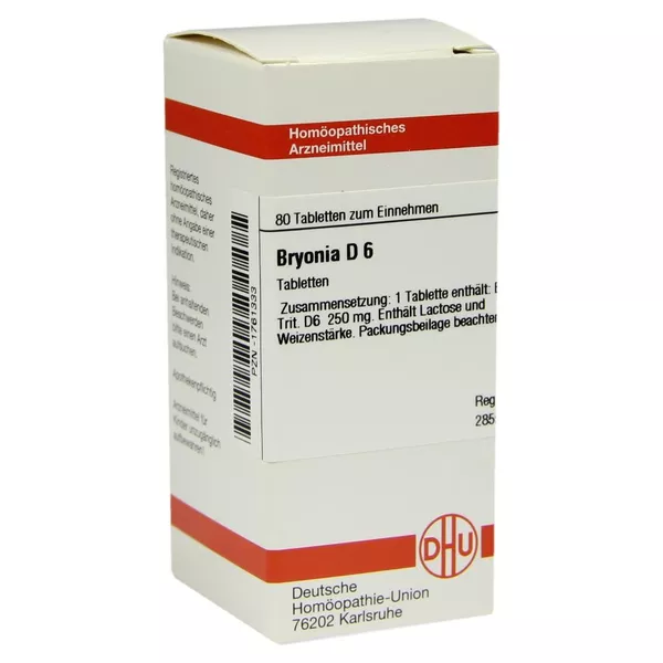 Bryonia D 6 Tabletten 80 St
