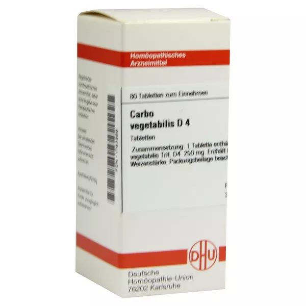 Carbo Vegetabilis D 4 Tabletten 80 St