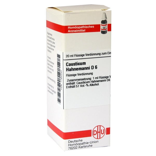 Causticum Hahnemanni D 6 Dilution 20 ml