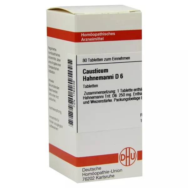 Causticum Hahnemanni D 6 Tabletten 80 St