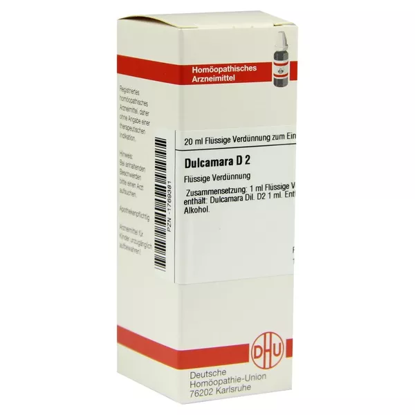 Dulcamara D 2 Dilution 20 ml