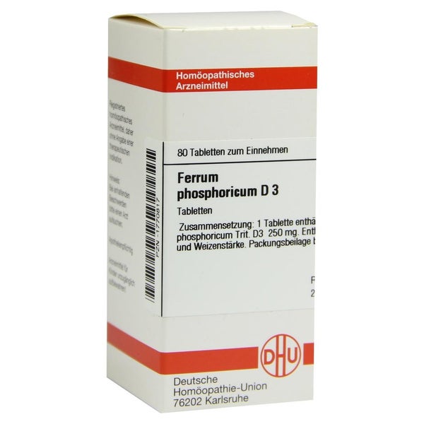 Ferrum Phosphoricum D 3 Tabletten 80 St