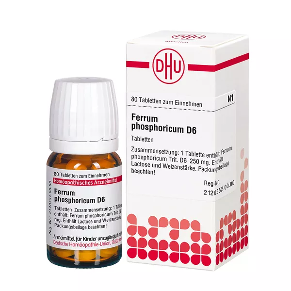 Ferrum Phosphoricum D 6 Tabletten 80 St