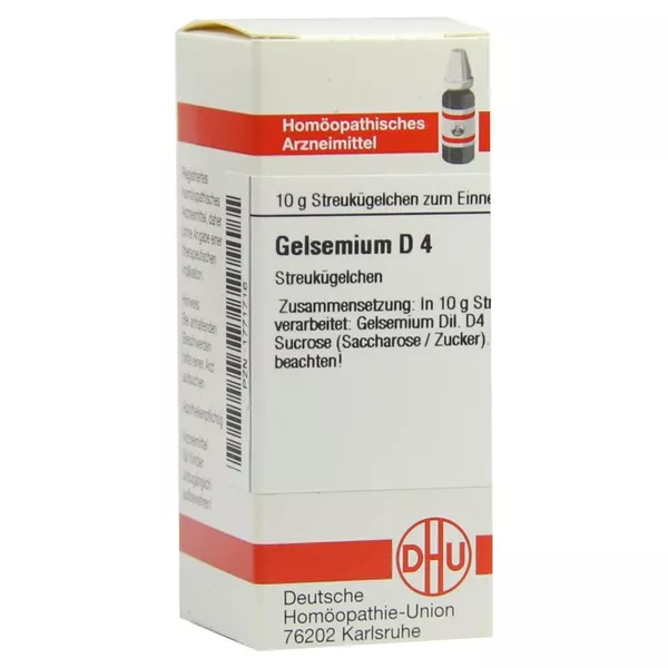 Gelsemium D 4 Globuli 10 g