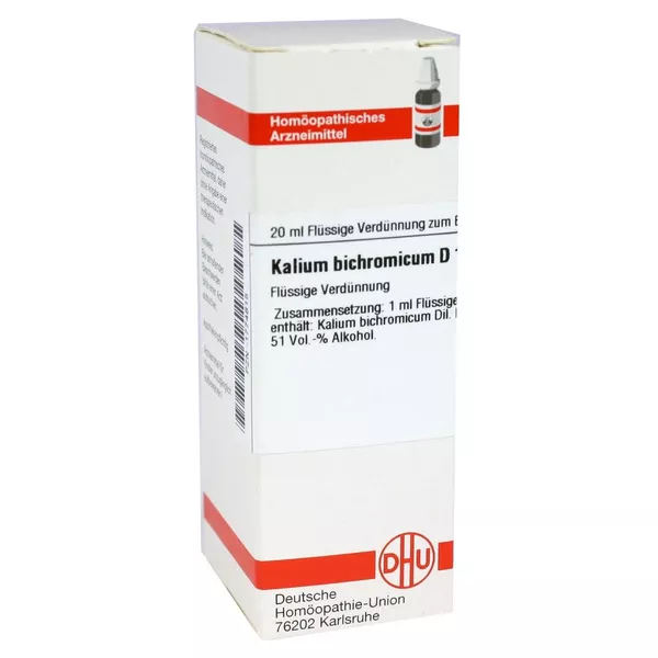 Kalium Bichromicum D 6 Dilution 20 ml