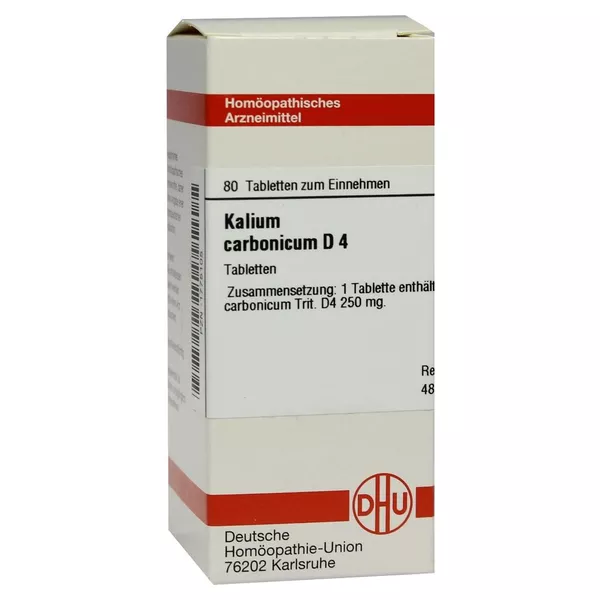 Kalium Carbonicum D 4 Tabletten 80 St