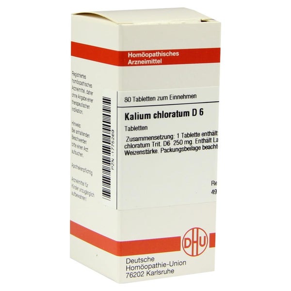 Kalium Chloratum D 6 Tabletten 80 St