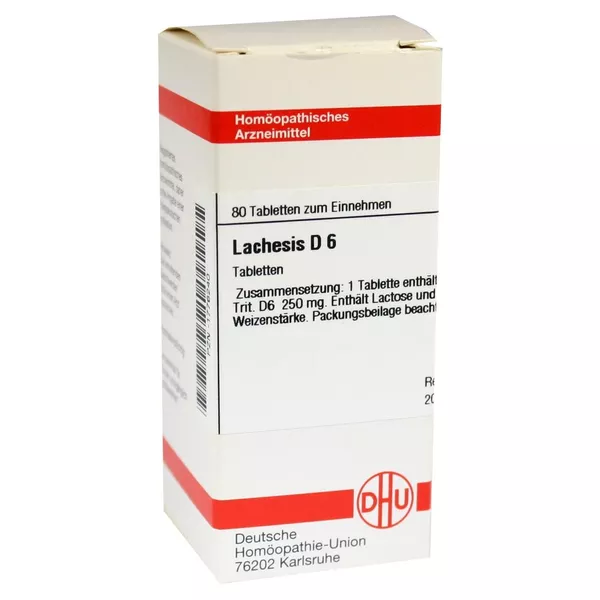 Lachesis D 6 Tabletten 80 St