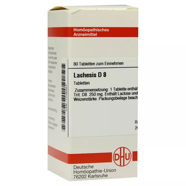 Lachesis D 8 Tabletten 80 St