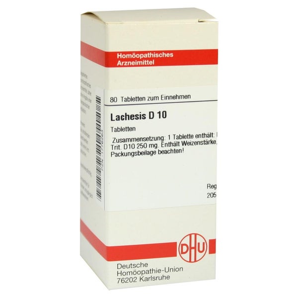 Lachesis D 10 Tabletten 80 St