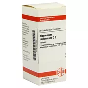 Produktabbildung: Magnesium Carbonicum D 6 Tabletten 80 St