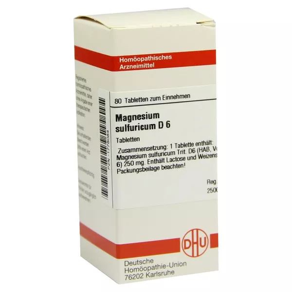 Magnesium Sulfuricum D 6 Tabletten 80 St