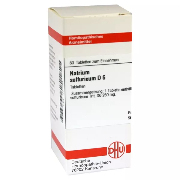 Natrium Sulfuricum D 6 Tabletten 80 St