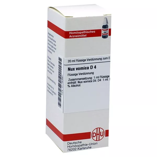 NUX Vomica D 4 Dilution 20 ml