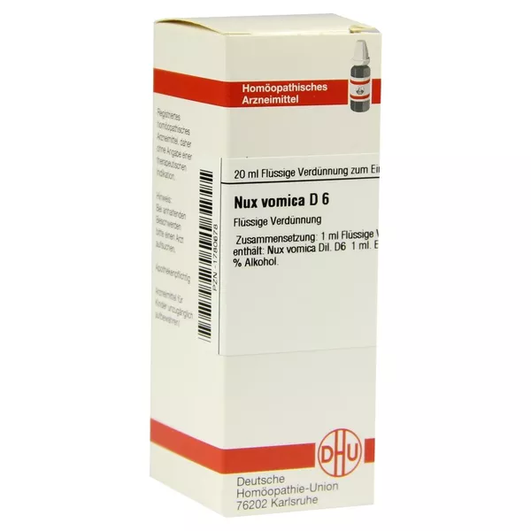 NUX Vomica D 6 Dilution 20 ml