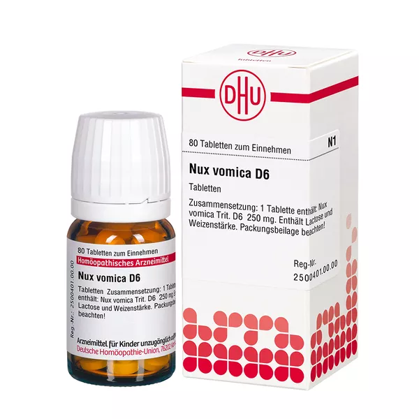 Nux vomica D6  Tabletten 80 St