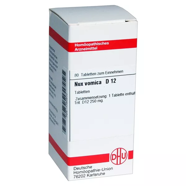NUX Vomica D 12 Tabletten 80 St