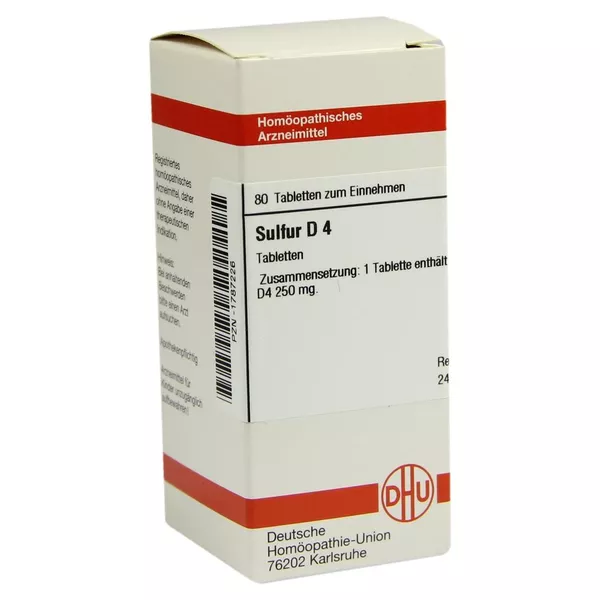 Sulfur D 4 Tabletten 80 St