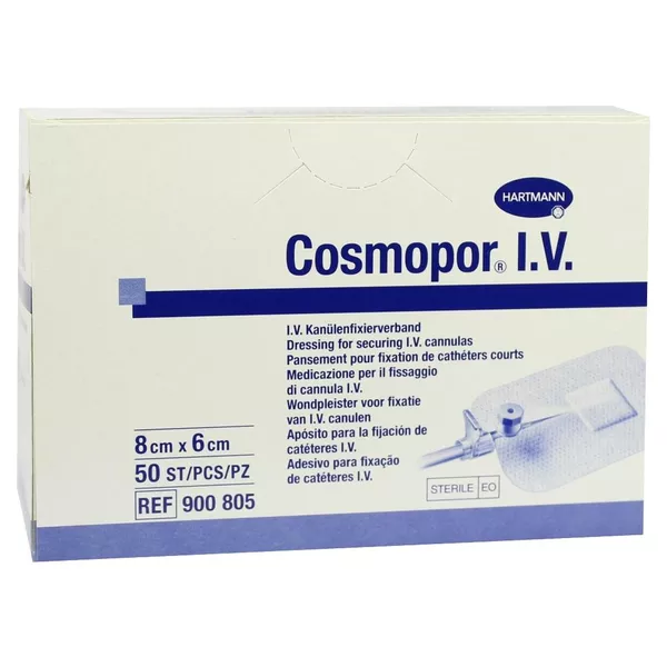 Cosmopor I.V. steril 8 x 6 cm 50 St