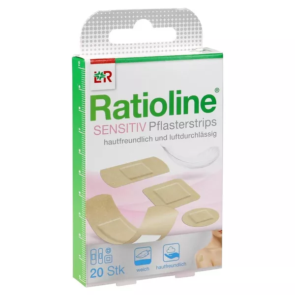 Ratioline Sensitive Pflasterstrips in 4 Größen 20 St