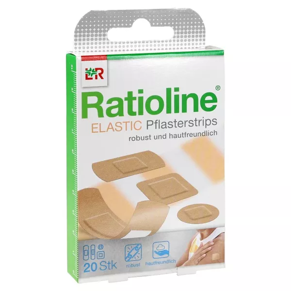 Ratioline Elastic Pflasterstrips in 4 Größen 20 St