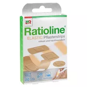 Produktabbildung: Ratioline Elastic Pflasterstrips in 4 Größen 20 St