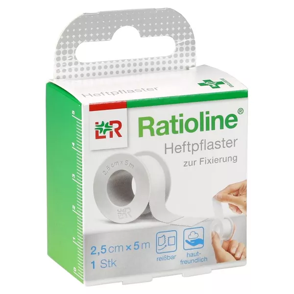 Ratioline Acute Heftpflaster 2,5 cmx5 m 1 St