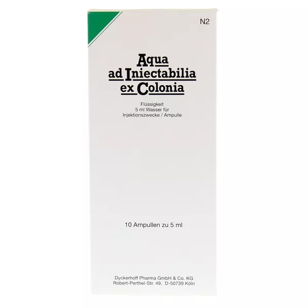 AQUA AD Iniectabilia ex Colonia Ampullen 10X5 ml