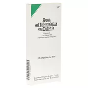 AQUA AD Iniectabilia ex Colonia Ampullen 10X2 ml