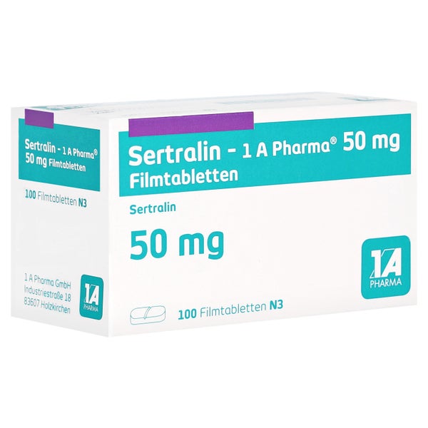 Sertralin-1a Pharma 50 mg Filmtabletten 100 St
