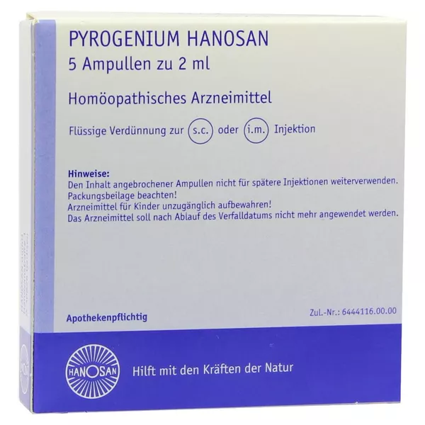 Pyrogenium Hanosan Injektionslösung 5X2 ml