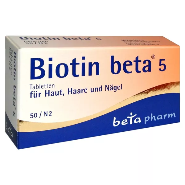 Biotin BETA 5 Tabletten 50 St