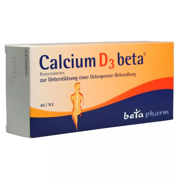 Calcium D3 beta Brausetabletten 40 St
