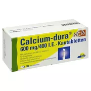 Produktabbildung: Calcium DURA Vit D3 600 mg/400 I.E. 100 St