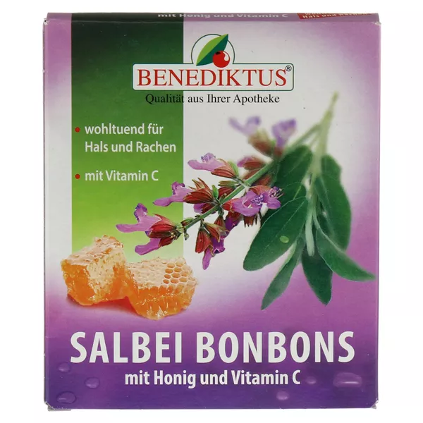 Salbei Bonbons mit Honig und Vitamin C 50 g