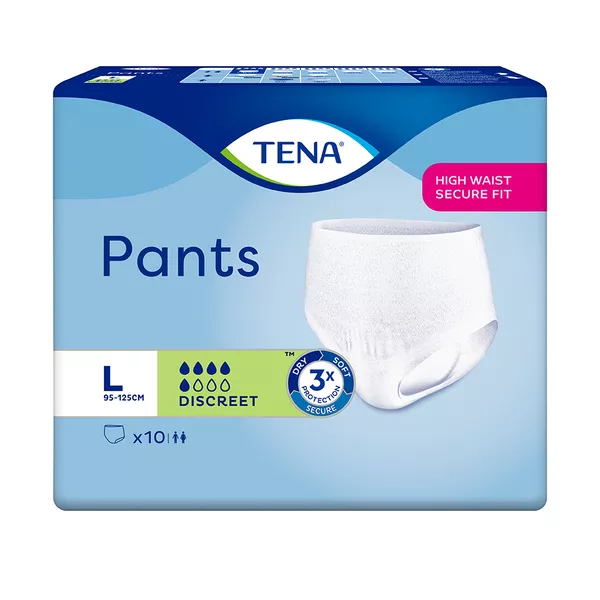 TENA Pants Discreet L bei Inkontinenz 10 St