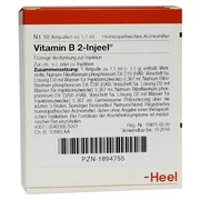 Produktabbildung: Vitamin B2 Injeel Ampullen 10 St