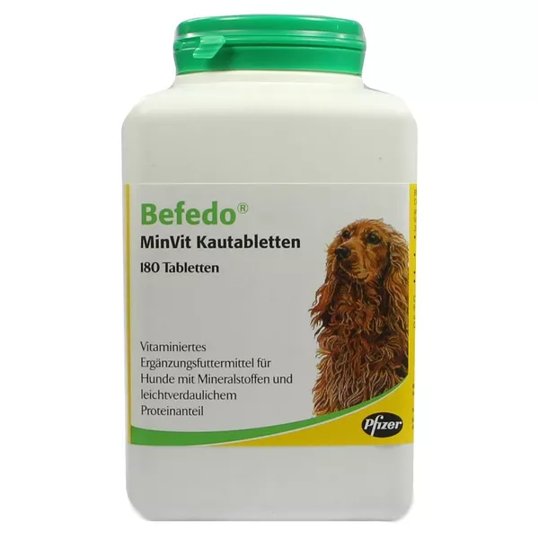 Befedo Minvit Kautabletten f.Hunde, 180 St.