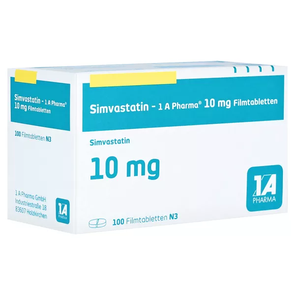 SIMVASTATIN-1A Pharma 10 mg Filmtabletten 100 St