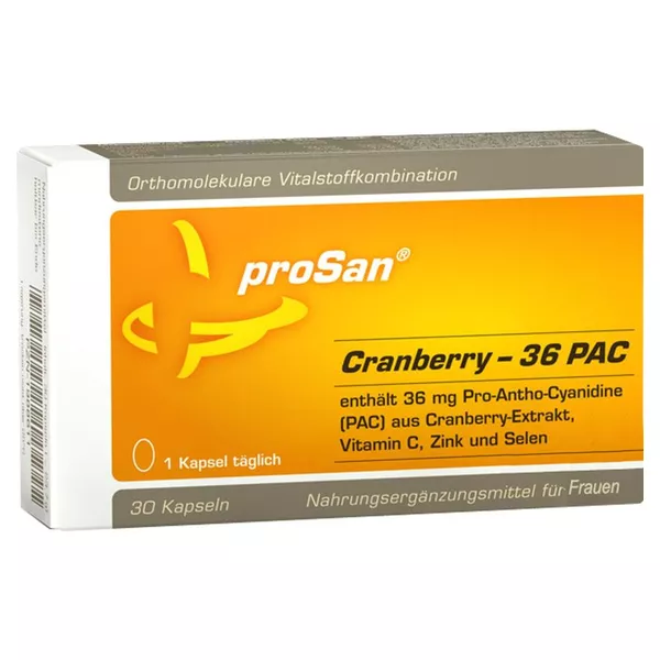 proSan Cranberry-36 PAC, 30 St.
