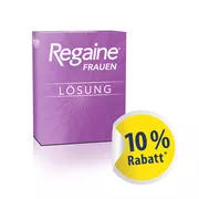REGAINE Frauen Lösung - Jetzt 10% sparen* mit REGAINE10 180 ml
