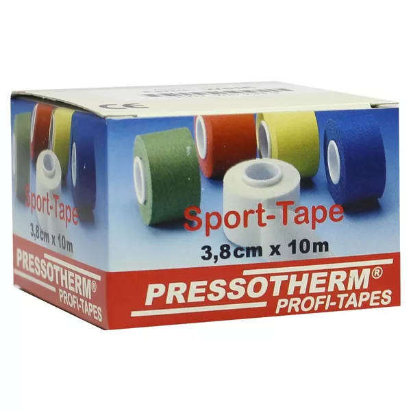Pressotherm Sport-tape 3,8 cmx10 m weiß 1 St