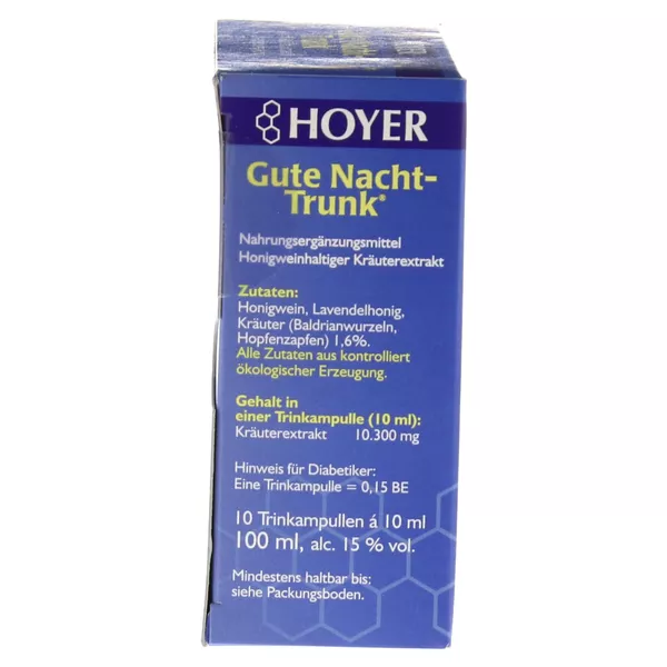 Hoyer Gute Nacht Trunk Trinkampullen 10X10 ml