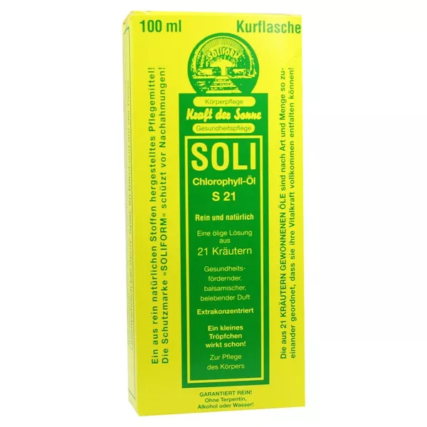 Soli-chlorophyll-öl S 21 100 ml