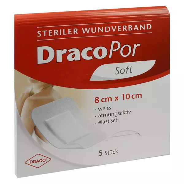 Dracopor Wundverband 8x10 cm steril, 5 St. online kaufen