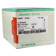 Produktabbildung: Omnifix Solo Insulinspritzen 1 ml U40 100X1 ml