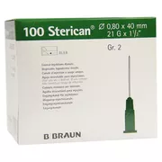 Produktabbildung: Sterican Kanüle 0,80x40mm Gr.2 grün