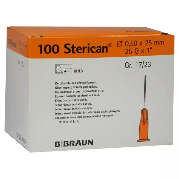 Sterican Dentalkan.luer 0,5x25 mm 100 St