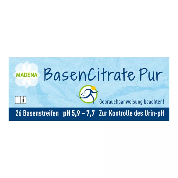 Basencitrate Pur Teststreifen ph 5,9-7,7 26 St