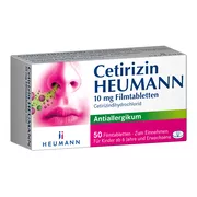 Cetirizin HEUMANN 10 mg 50 St